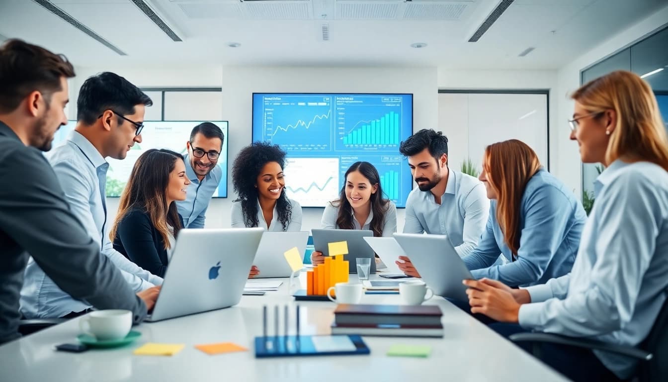 Enhancing strategies with agencia hubspot in a dynamic marketing team setting.