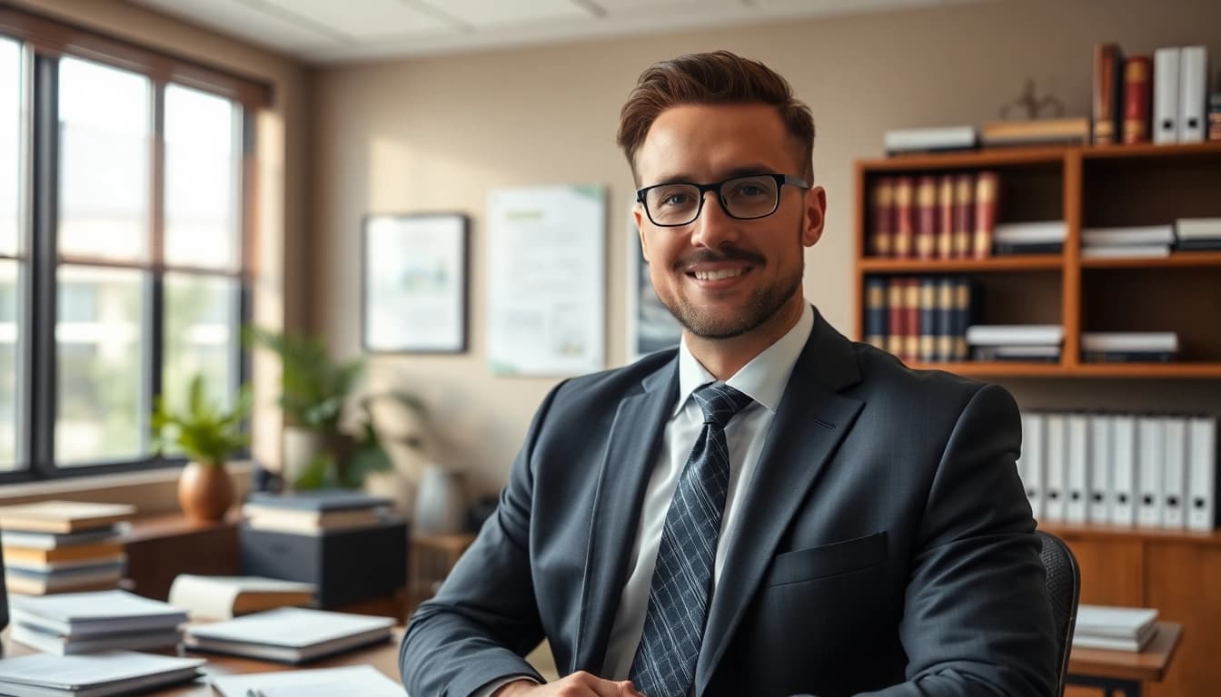 Consultation with a truck accident attorney Clearwater in a professional office setting