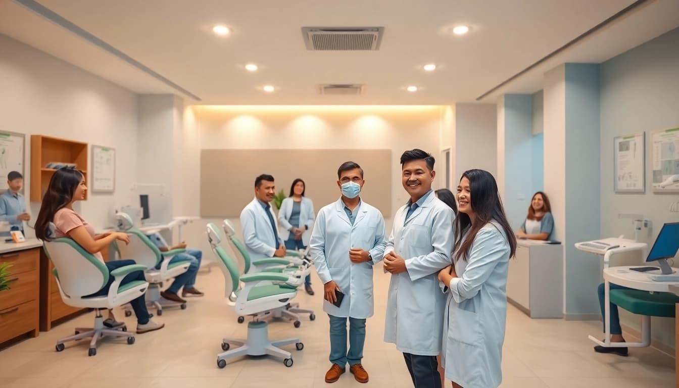 Affordable dental care in Kepong - welcoming dental clinic with friendly staff and happy patients.