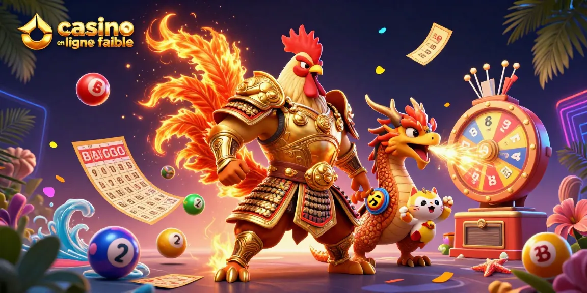 Jouer au casino en ligne fiable avec des personnages dynamiques et des éléments de jeux colorés.