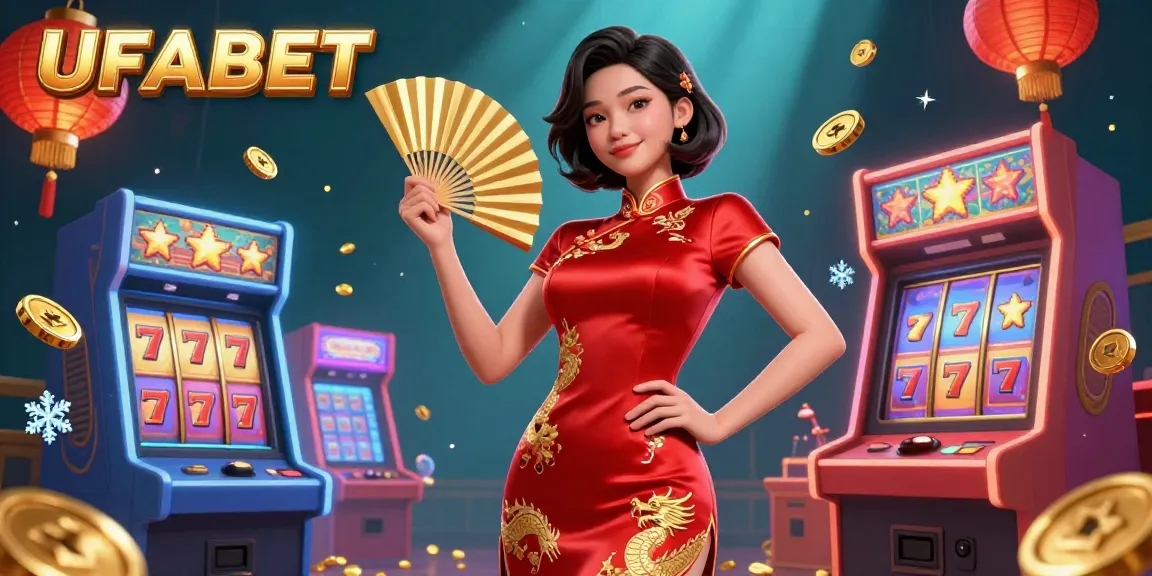 Experience thrilling slots at UFABET with gold coins and vibrant game elements enhancing excitement.