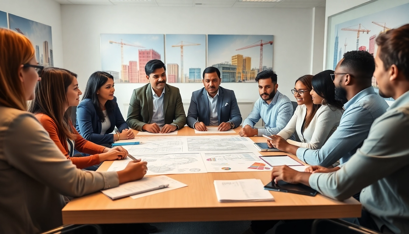 Engaging discussion around construction advocacy strategies in a collaborative meeting environment.