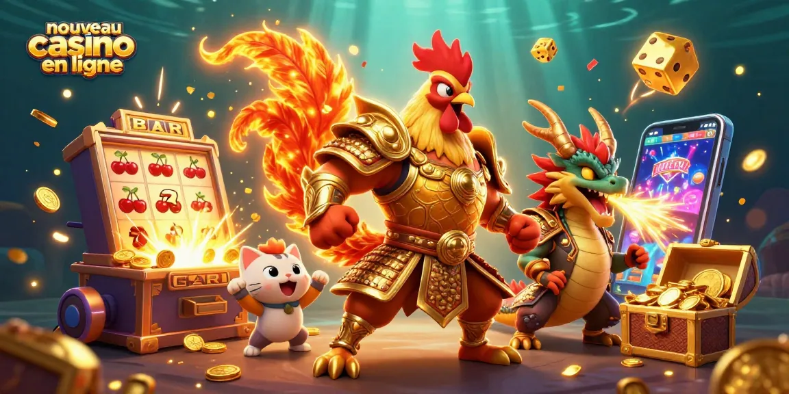 Vivez l'excitation du nouveau casino en ligne avec des personnages et des éléments de jeu emblématiques.