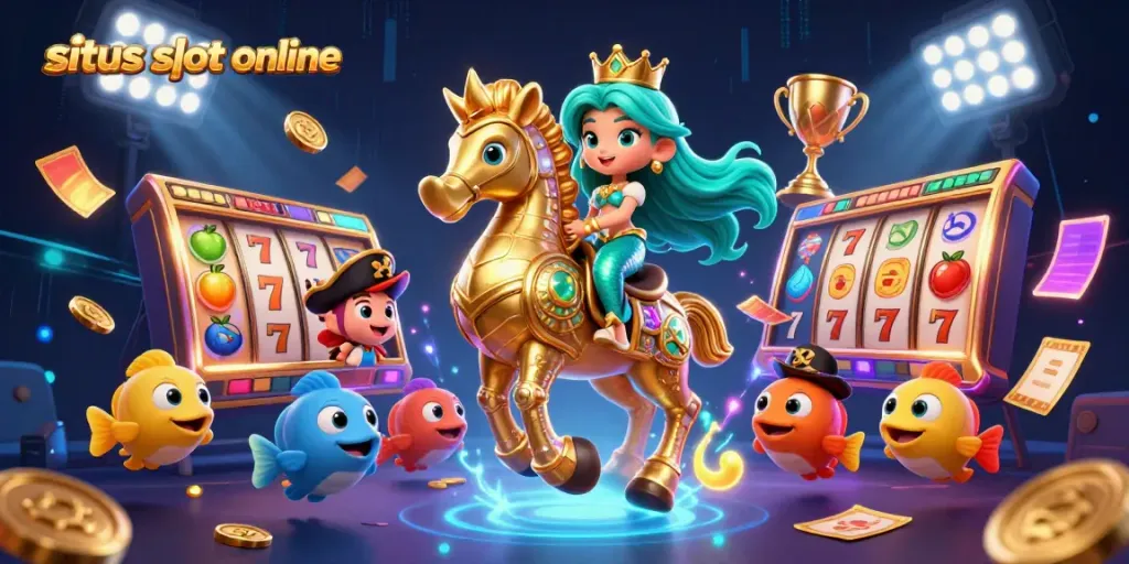 Menangkan hadiah dengan bermain di situs slot online, saat putri duyung beraksi di dunia slot yang penuh warna.