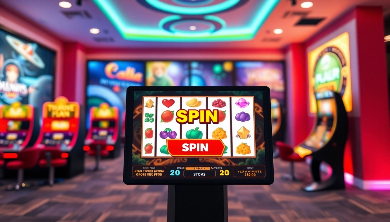 Slot77, tampilan permainan slot online yang menarik dengan grafik berwarna-warni.