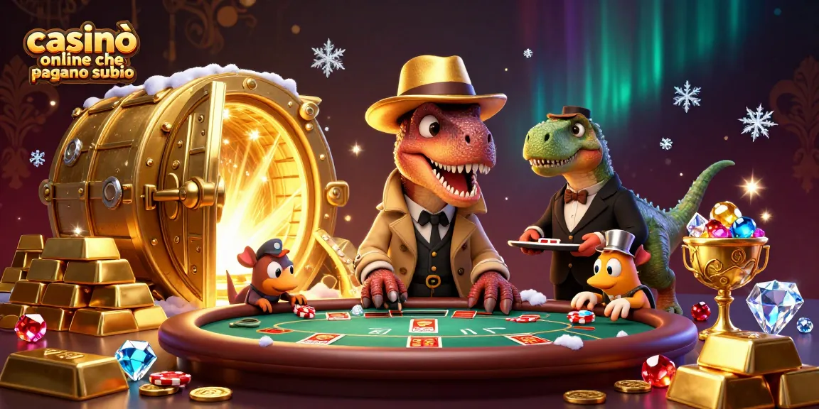 Casinò online che pagano subito: velociraptor al blackjack, stegosaurus e compy nei giochi d'azzardo