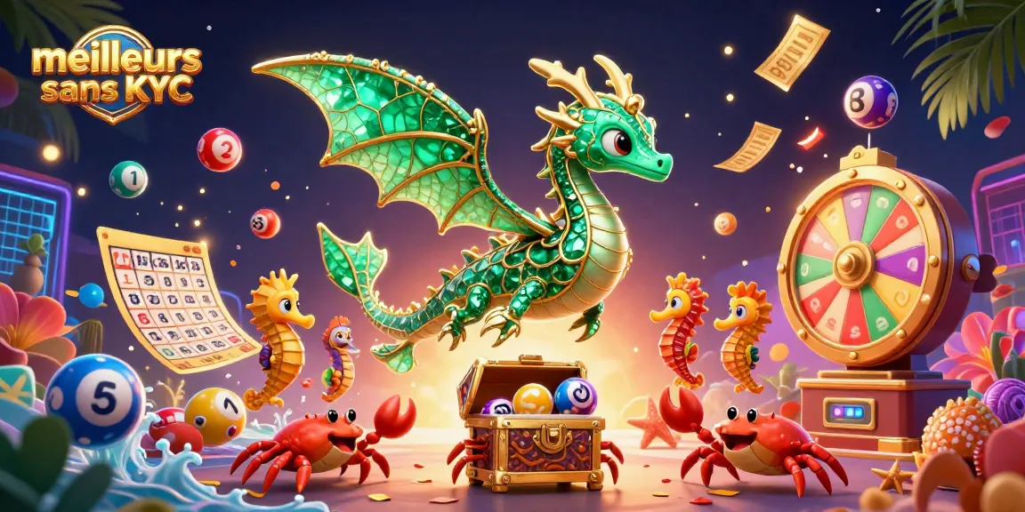 Célébrez les meilleurs casinos sans KYC avec des jeux animés et vibrants de loterie et de bingo.