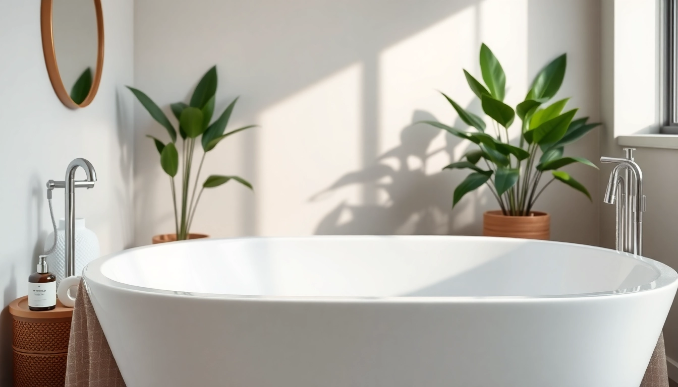 Transform your space with elegant bathrooms that feature luxurious freestanding bathtubs and serene designs.