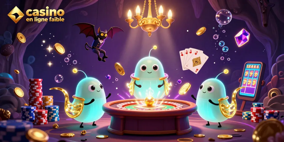 Jouez dans un casino en ligne fiable avec des lumières animées et des jeux captivants.