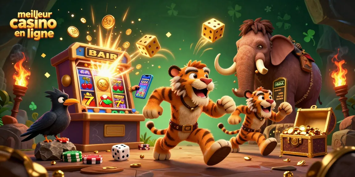Découvrez le meilleur casino en ligne, avec des machines à sous éclatantes et des personnages captivants en action.