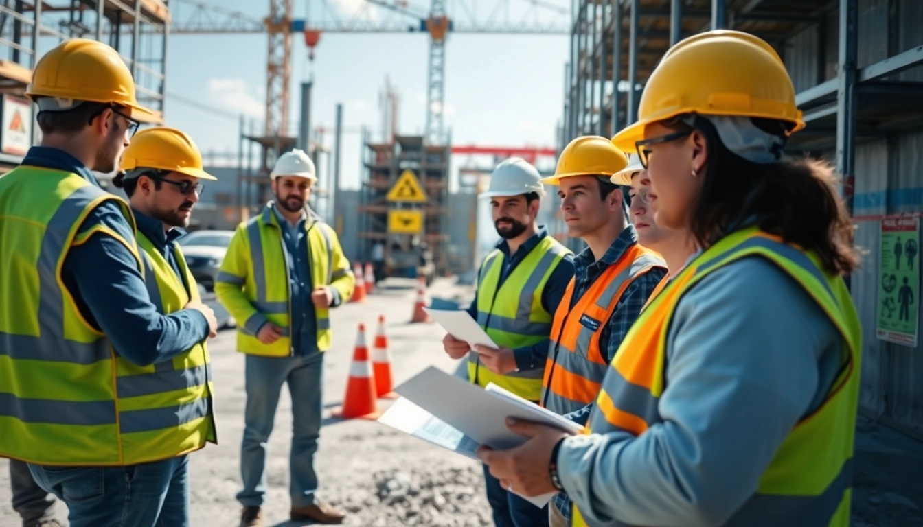 Engage in effective construction site safety training with professional techniques and vibrant visuals.