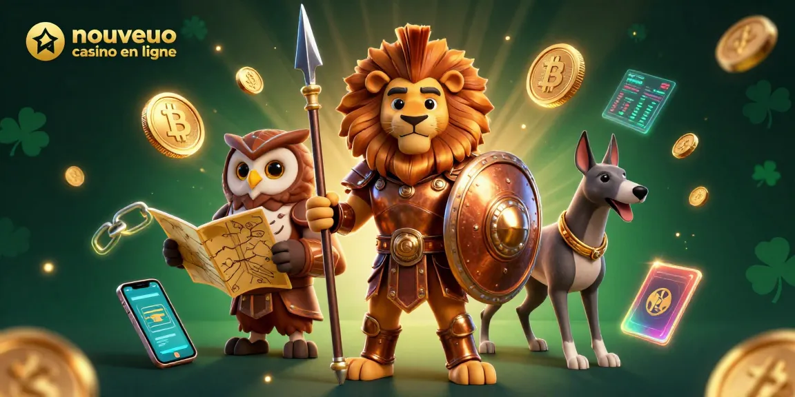 Découvrez le nouveau casino en ligne avec le lion spartiate combattant, l'hibou stratège et le lévrier messager.