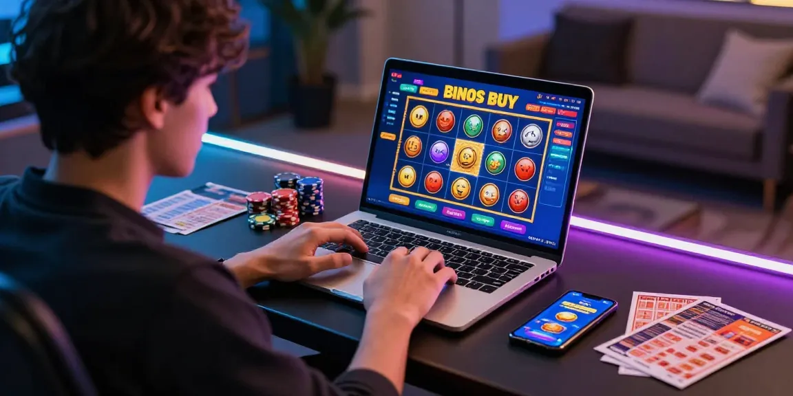 Bonus Buy slots gaming scene at https://aboutderbyshire.co.uk with vibrant interface, casino chips, and strategic guides.