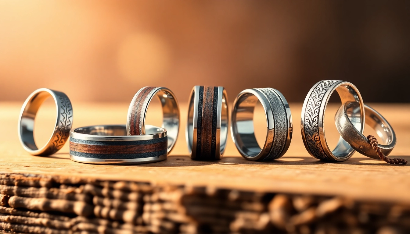 Distinctive Unique Wedding Bands for Men to Reflect Individual Style
