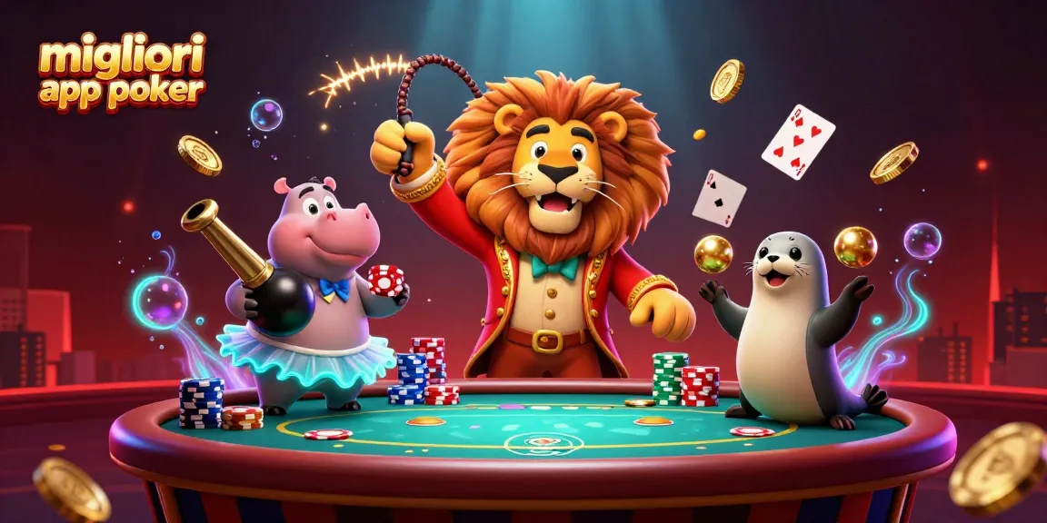 Migliori app poker: gira le carte e accumula vincite con il tavolo da gioco e divertenti personaggi