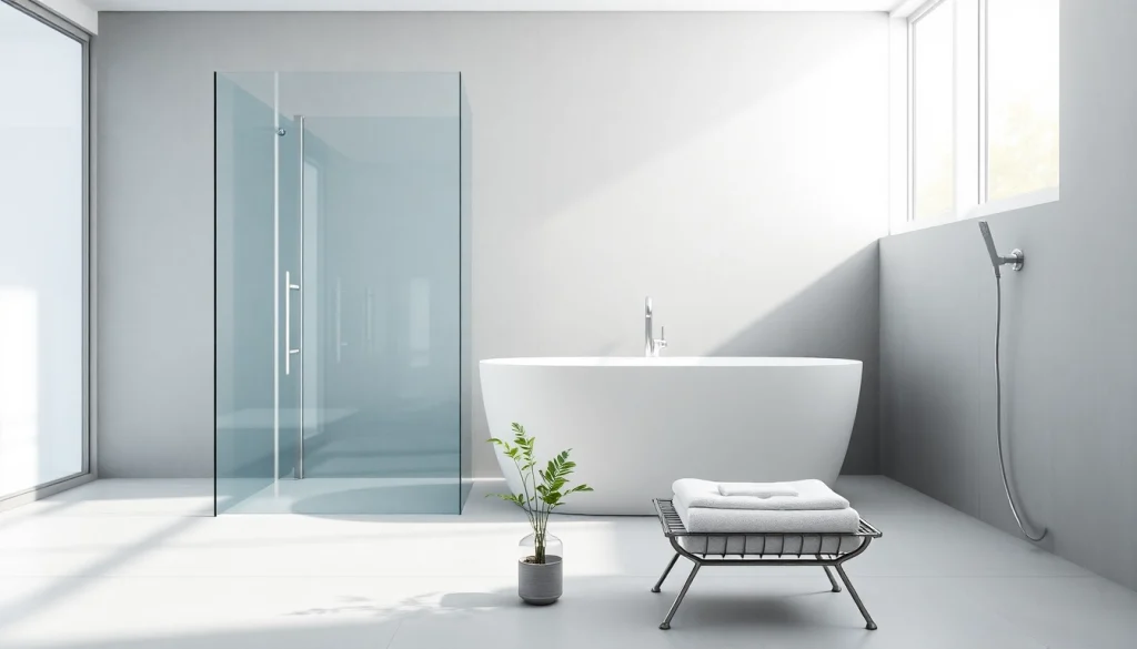 Die sonni Duschkabine aus Glas und Edelstahl bietet elegantes Design und modernen Komfort.