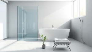 Die sonni Duschkabine aus Glas und Edelstahl bietet elegantes Design und modernen Komfort.