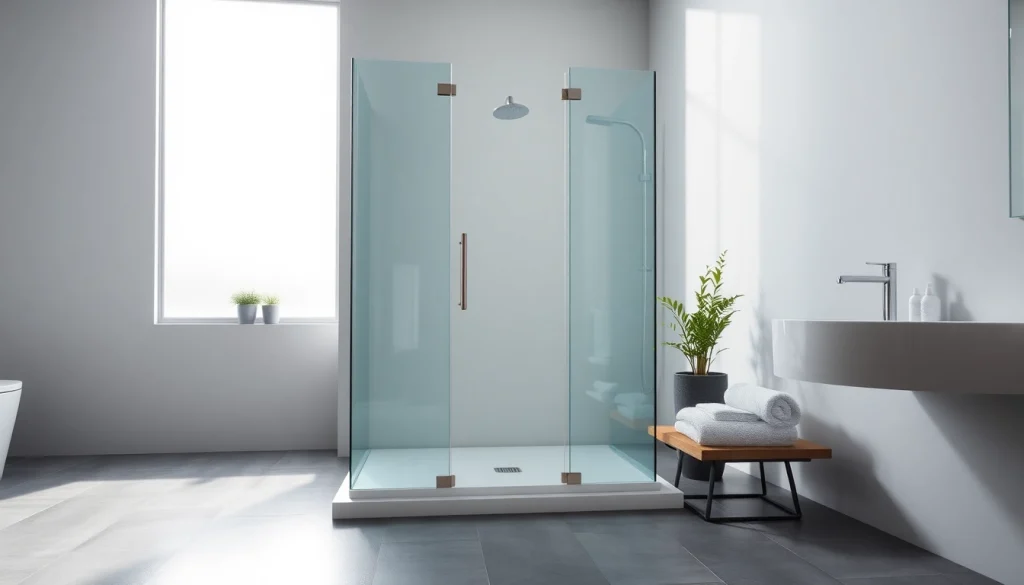 Erleben Sie die stilvolle sonni Duschkabine in einem modernen Badezimmer mit eleganten Details.