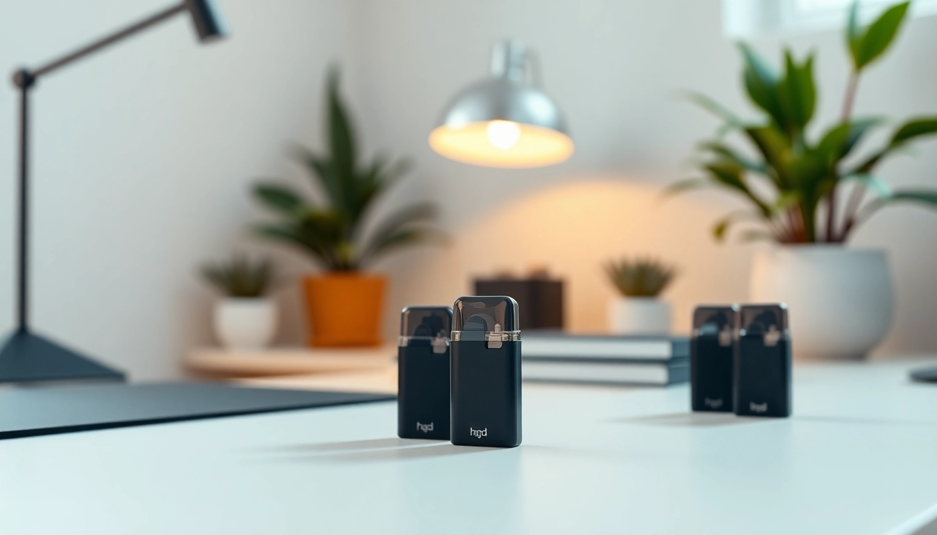 Erleben Sie die hqd pods in einer eleganten Umgebung, ideal für den modernen Lifestyle.