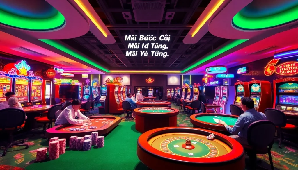 KJC AC 3 immersive casino experience with thrilling tables, dice, and slot machines.