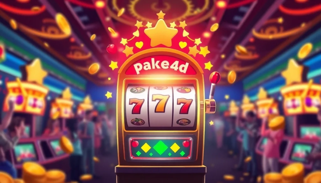 Menangkan permainan pakde4d slot dengan simbol berwarna cerah dan mesin slot dinamis.