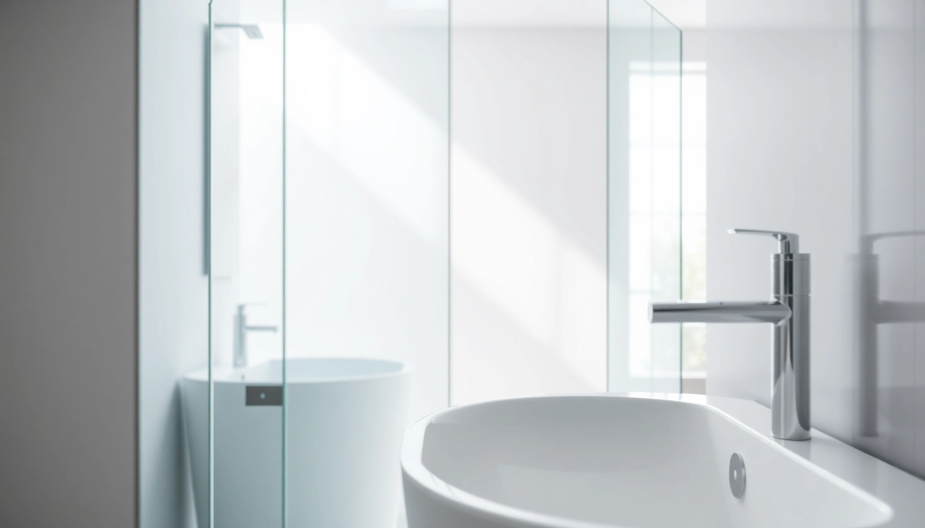 Genießen Sie die elegante sonni Duschkabine in modernem Badezimmerdesign mit sanften Lichtakzenten.