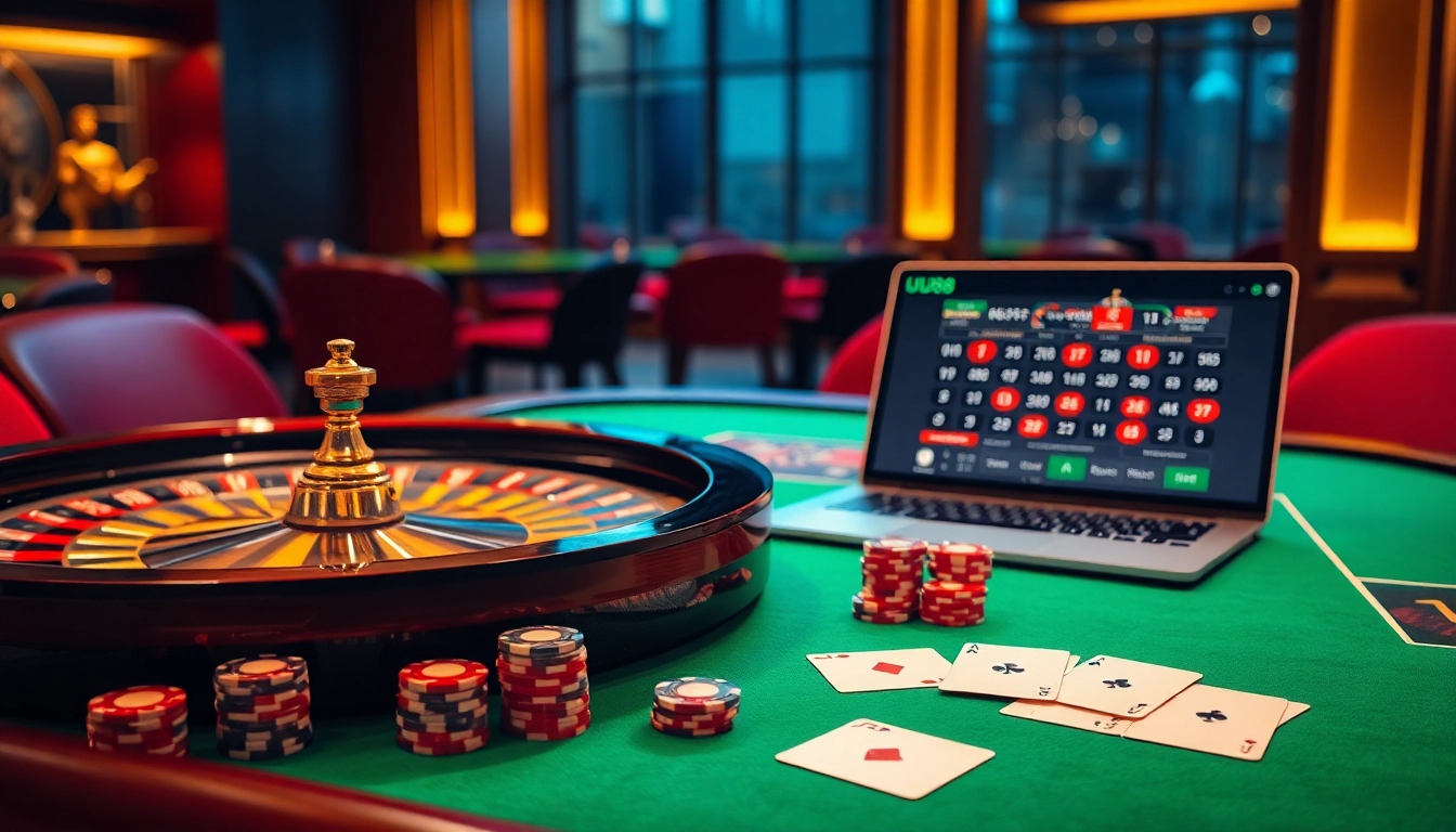 Experience the thrill of gambling at UU88's high-end online casino with vibrant tables and exciting gameplay.