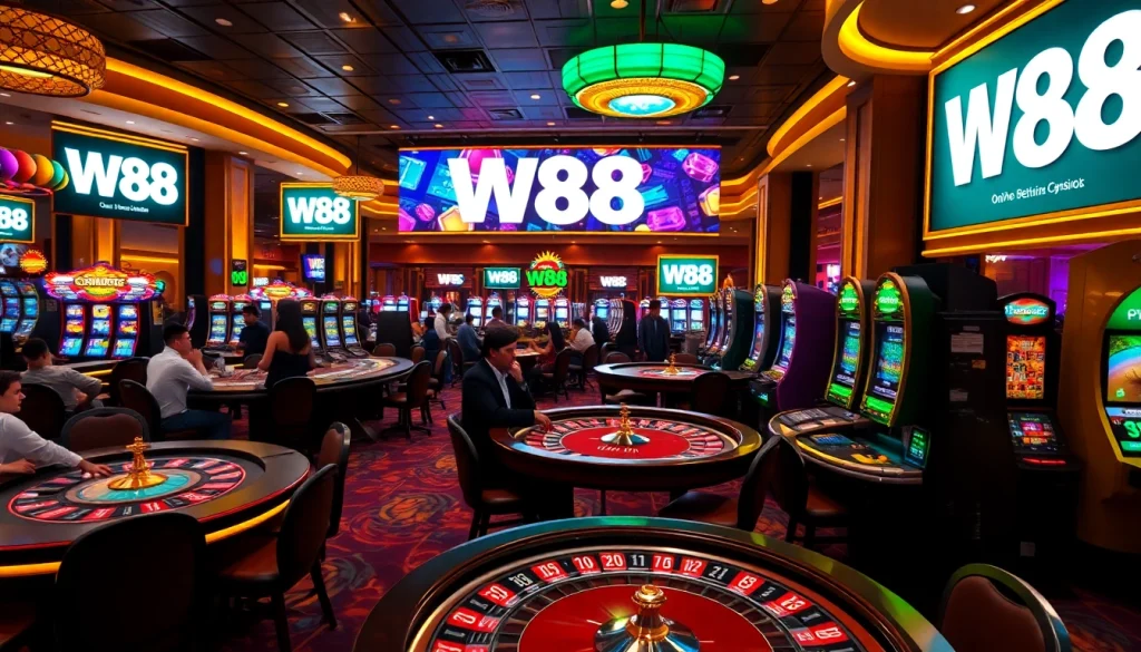 Trải nghiệm cảm giác hồi hộp khi cá cược với liên kết truy cập W88 và các trò casino sống động.