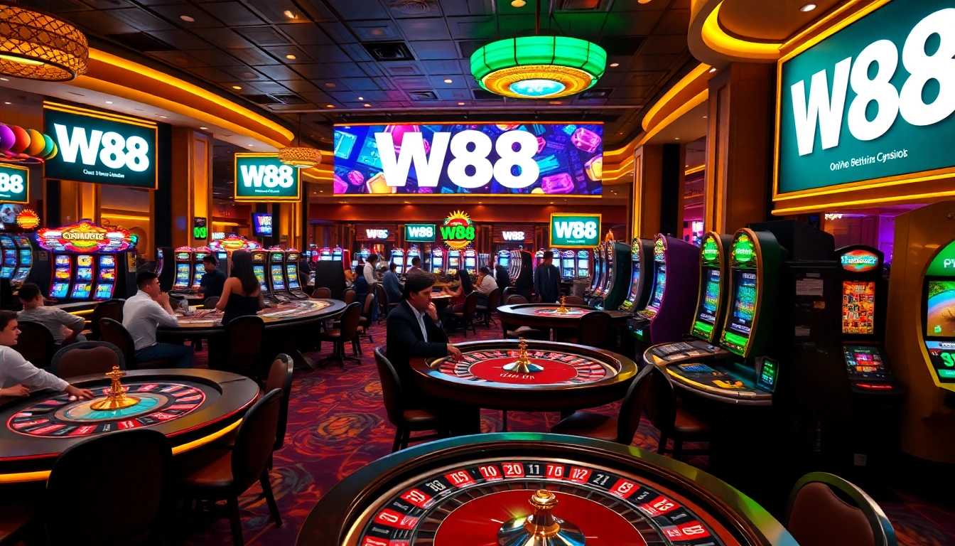 Trải nghiệm cảm giác hồi hộp khi cá cược với liên kết truy cập W88 và các trò casino sống động.