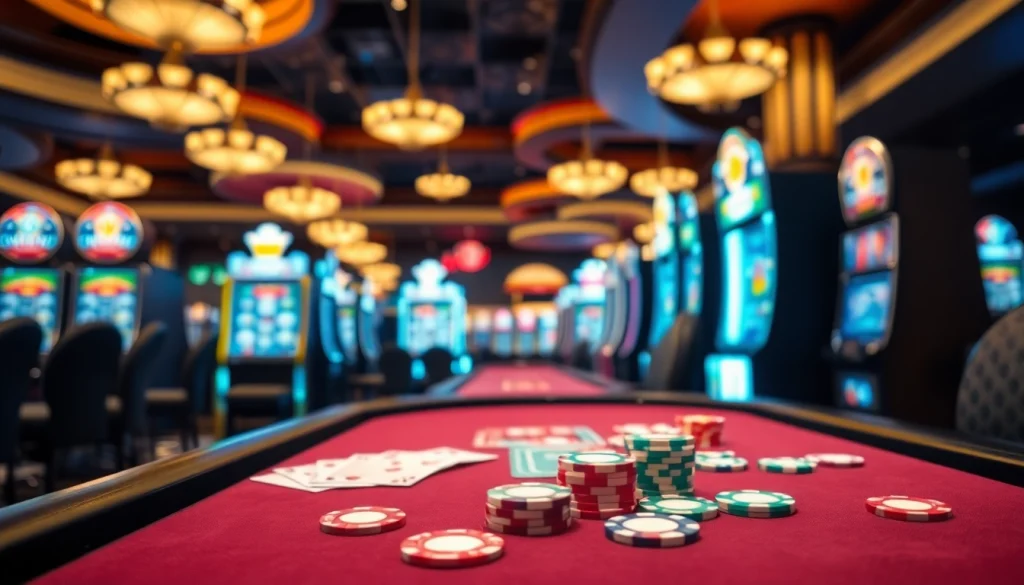 Experience high-stakes excitement at https://sunwin88.art/ with vibrant casino tables and colorful chips.