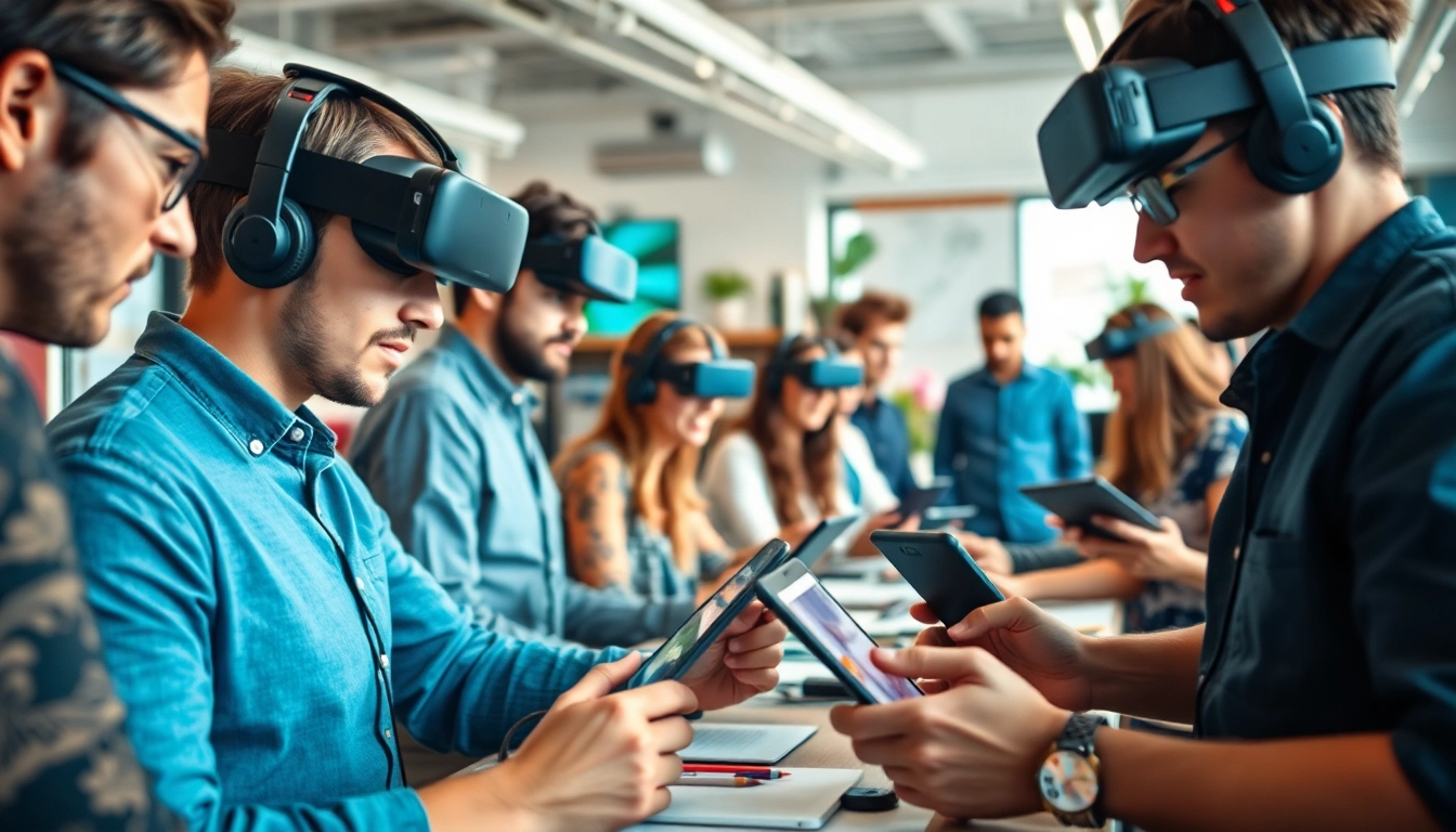 Using AR triggers, artists collaborate in a dynamic design workshop.