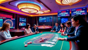 Experience the thrilling atmosphere of nhà cái cm88 with engaging poker games and vibrant casino elements.