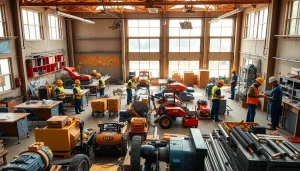 Students learning practical skills in construction trade schools in Texas, hands-on training environment.