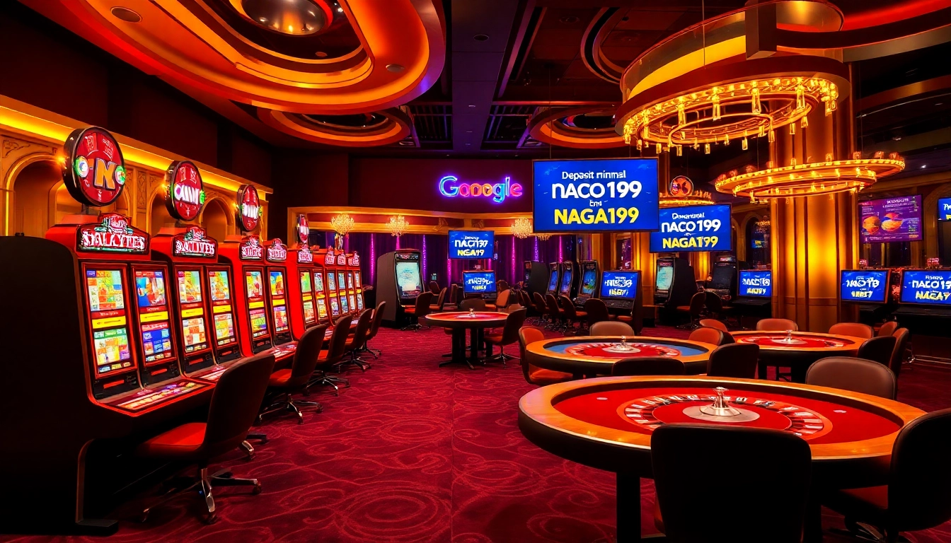 Experience the thrill of deposit minimal Naga169 at our vibrant casino scene with engaging gameplay.