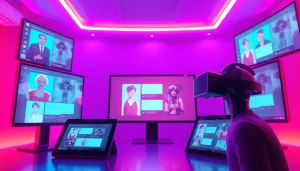 Explore innovative free nsfw ai chatbots in a modern, inviting digital interface.