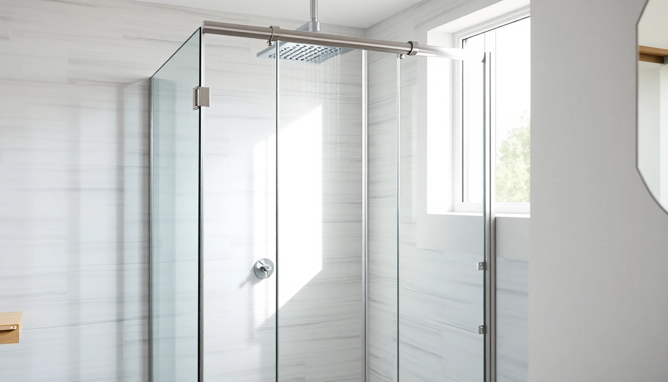 Duschkabine 100x100 in modernem Badezimmer mit eleganten Details und natürlichem Licht.