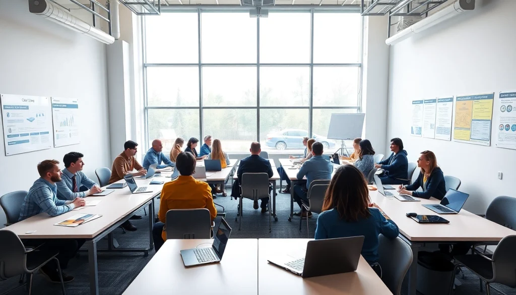 Engaged participants in OSHA training Carolinas session focused on workplace safety practices.