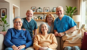 Senior caregivers Austin TX providing compassionate assistance in a warm home setting.