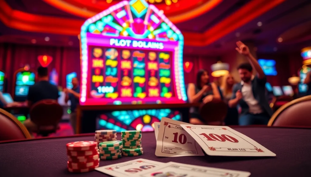 Rasakan kegembiraan kemenangan dengan slot bonus 100 di kasino mewah.