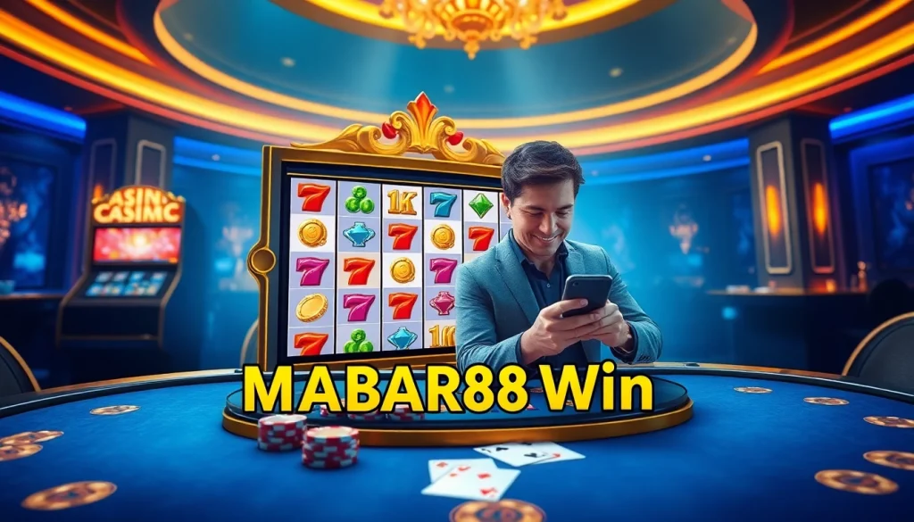 Rasakan MABAR88 Menang dengan permainan mesin slot yang penuh warna dan antarmuka perjudian digital yang mendebarkan.
