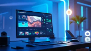 Video to promptgenerator showcasing a modern AI interface for video analysis.