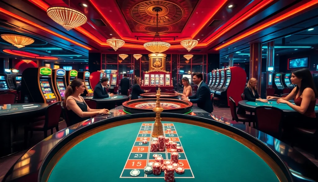 Découvrez l'adrénaline du casino en ligne France avec des tables de jeu vibrantes et des machines à sous.