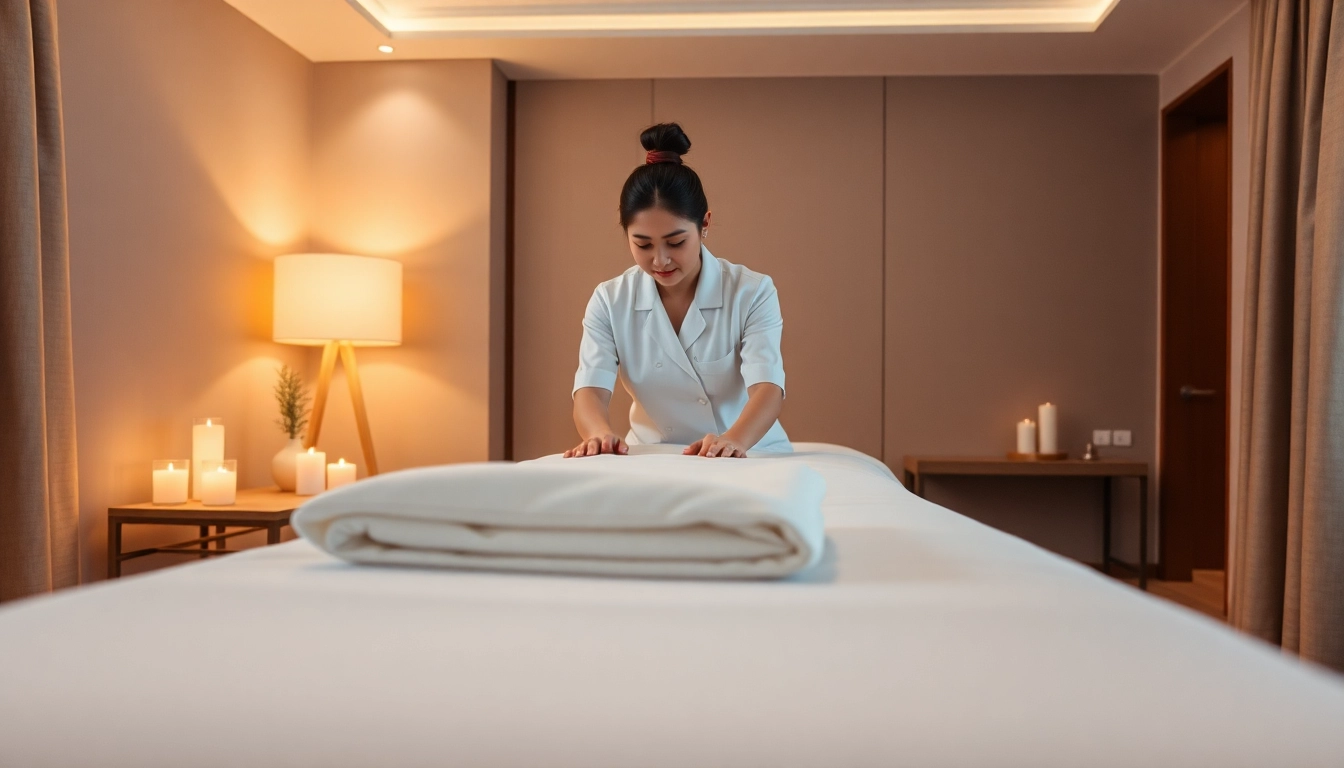 전문 치료사가 있는 편안한 호텔 객실에서의 수원 출장마사지 분위기